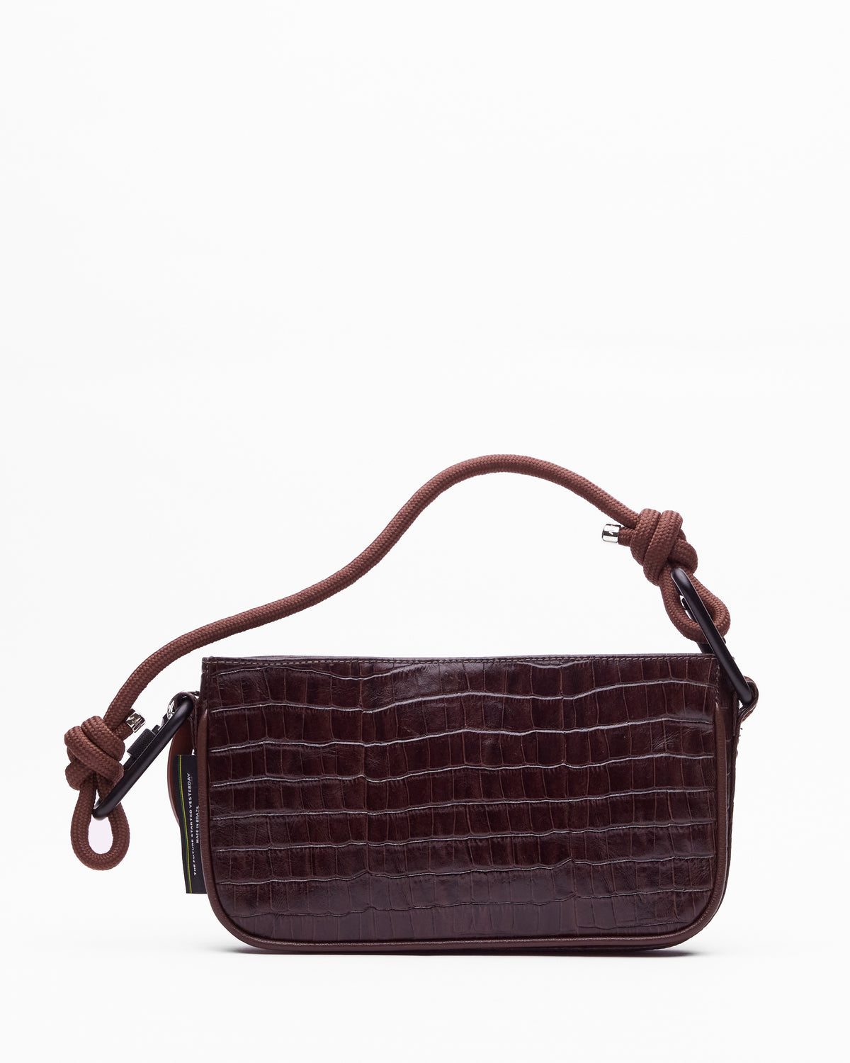 Paris Shoulder Bag - Croco Café