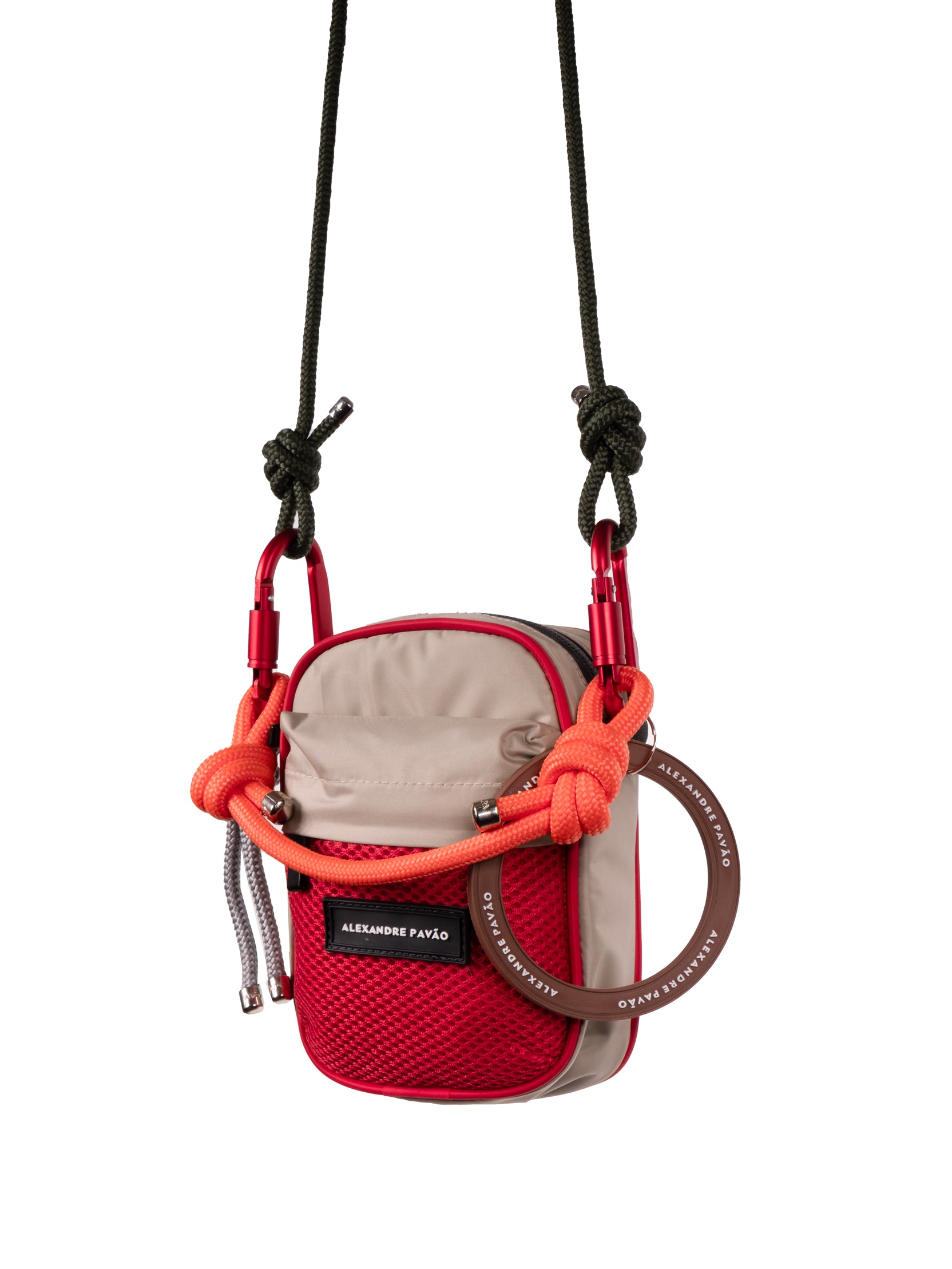 NYLON CROSSBODY BAG VERMELHO Alexandre Pavao