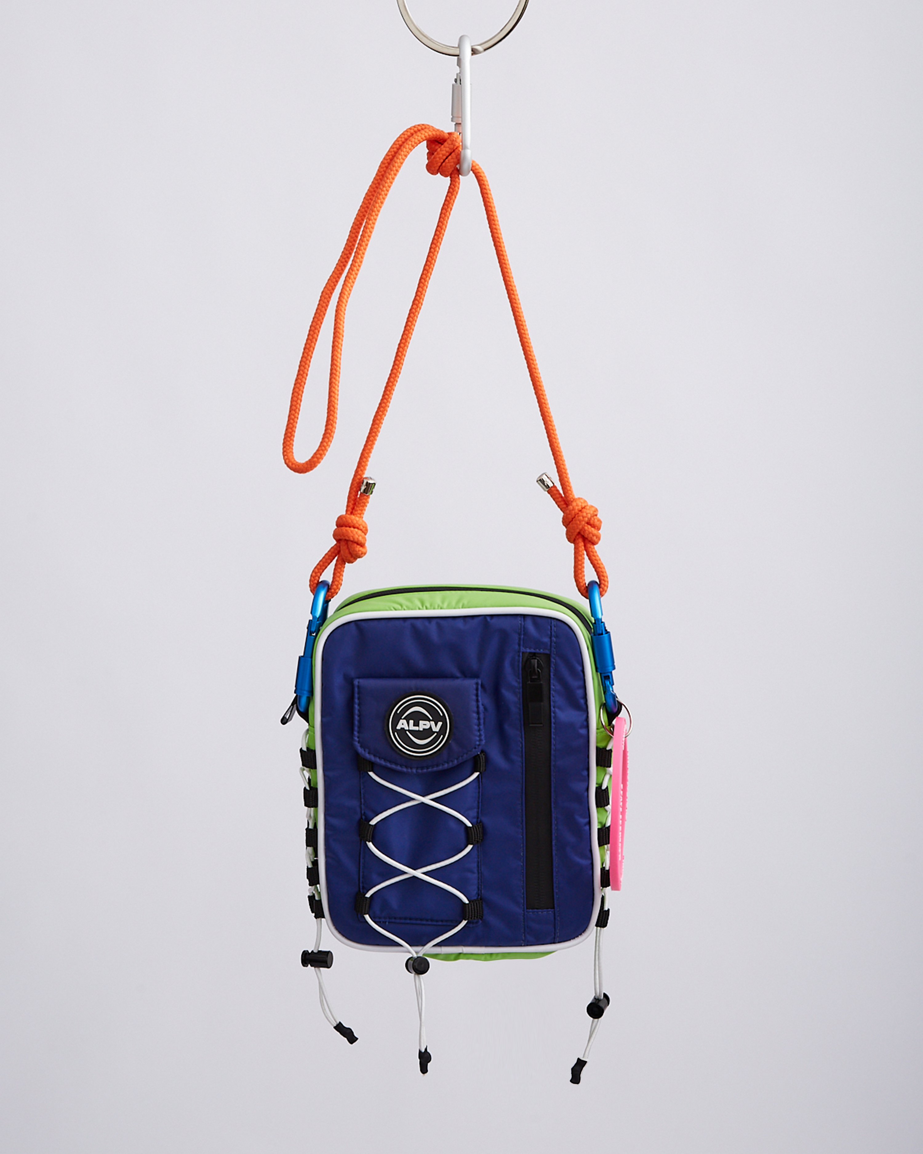 LOLA NYLON CROSSBODY BAG - AZUL