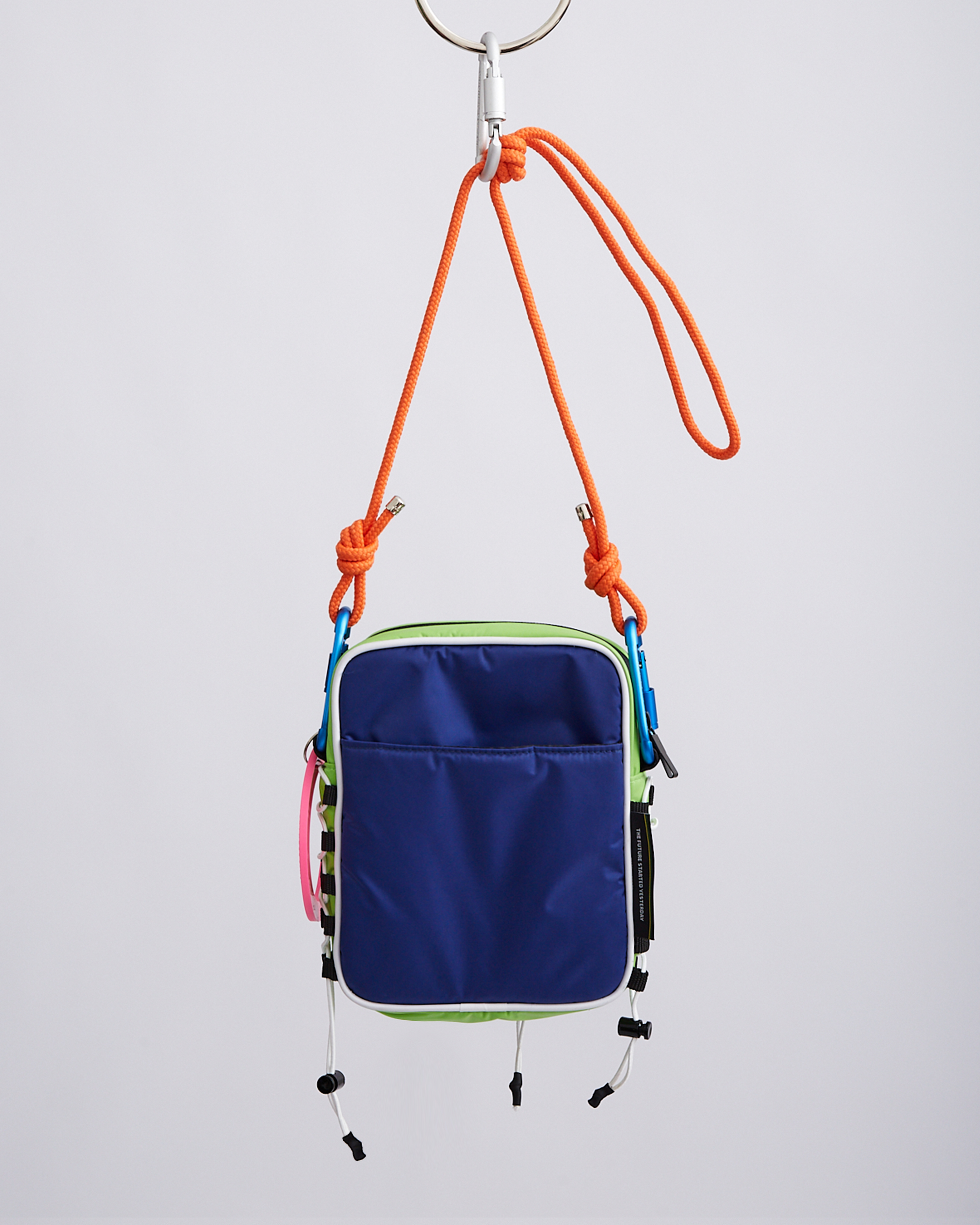 LOLA NYLON CROSSBODY BAG - AZUL