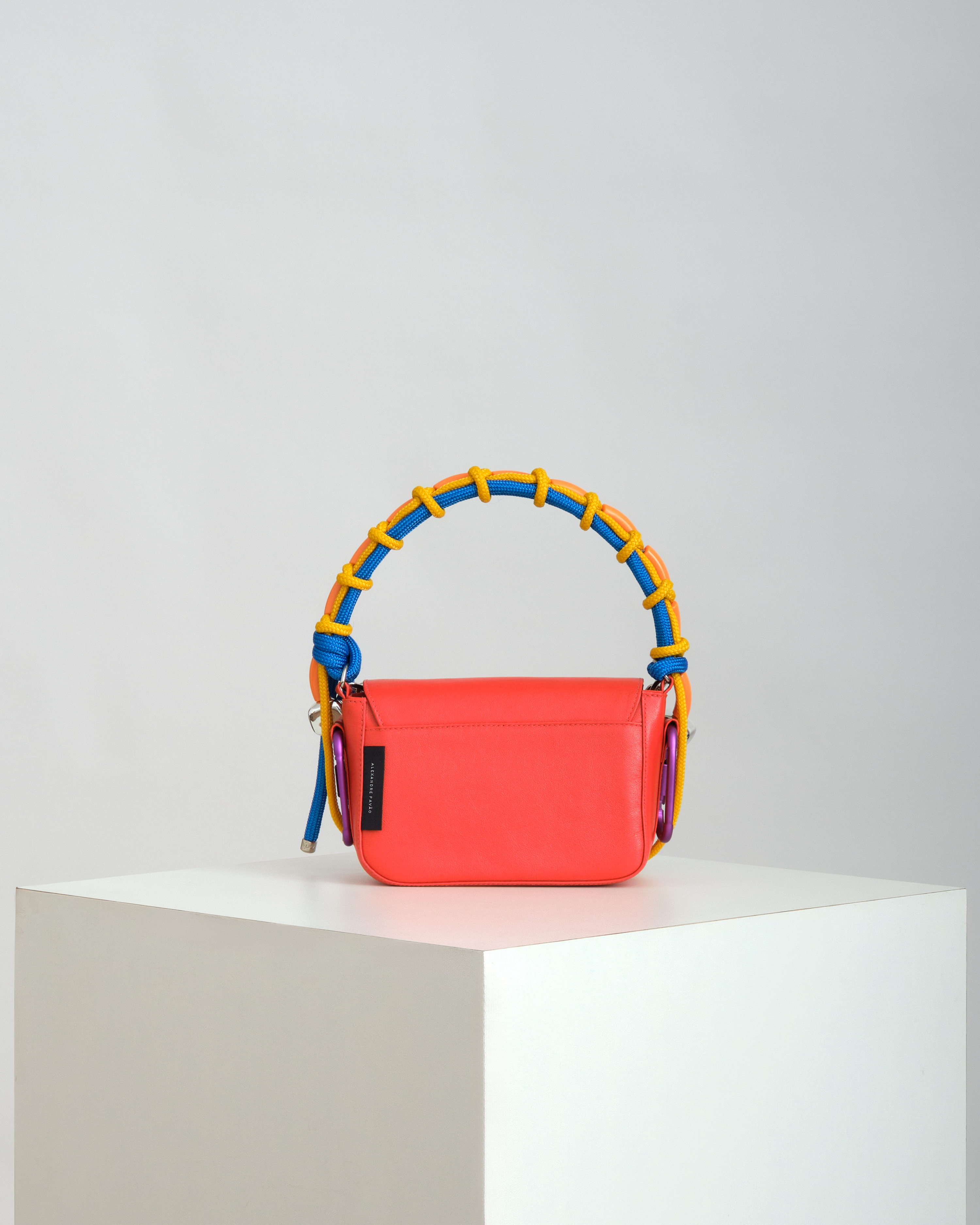 BEADED OLGA HANDBAG - VERMELHO