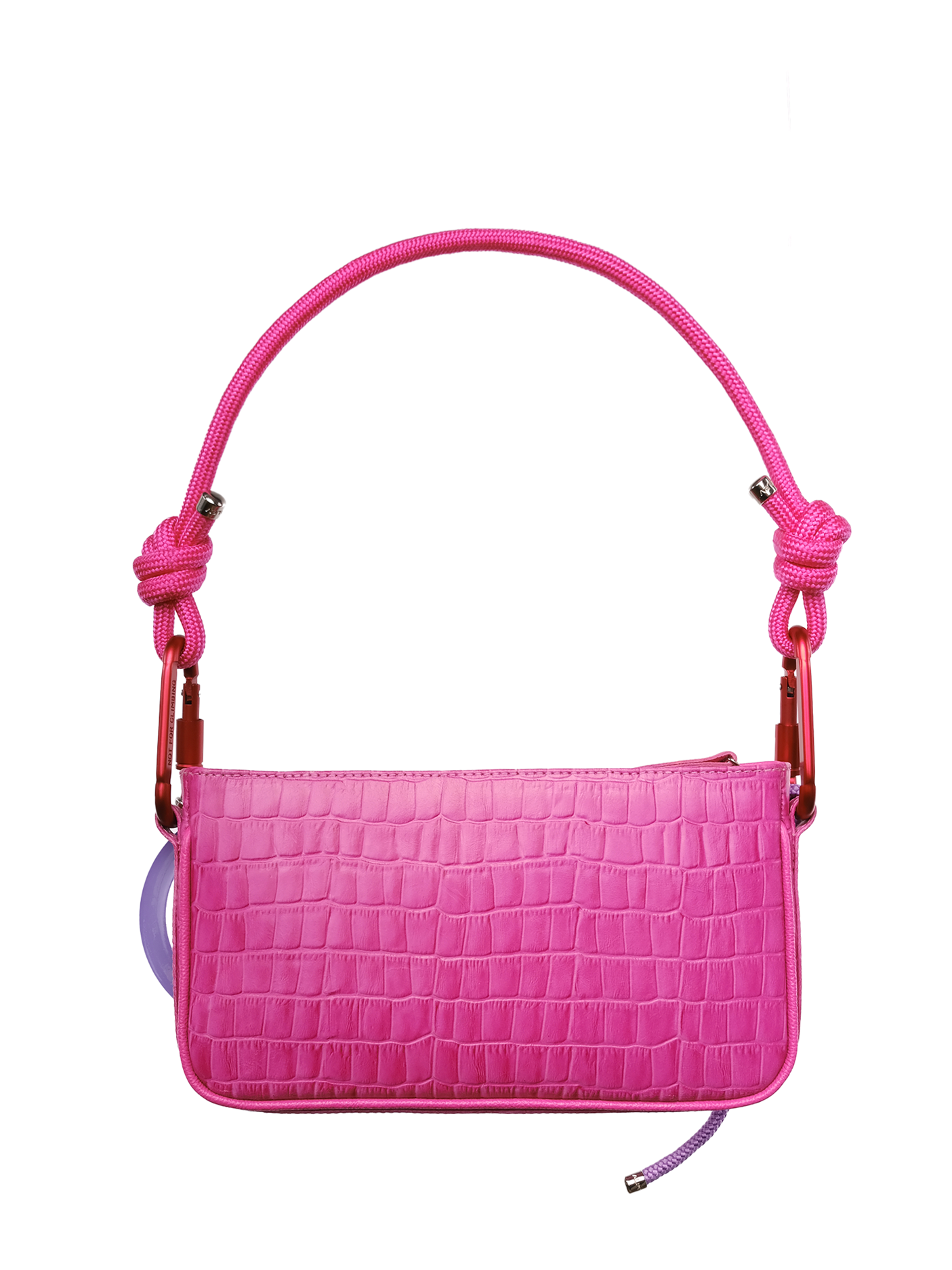 PARIS SHOULDER BAG - ROSA CROCO
