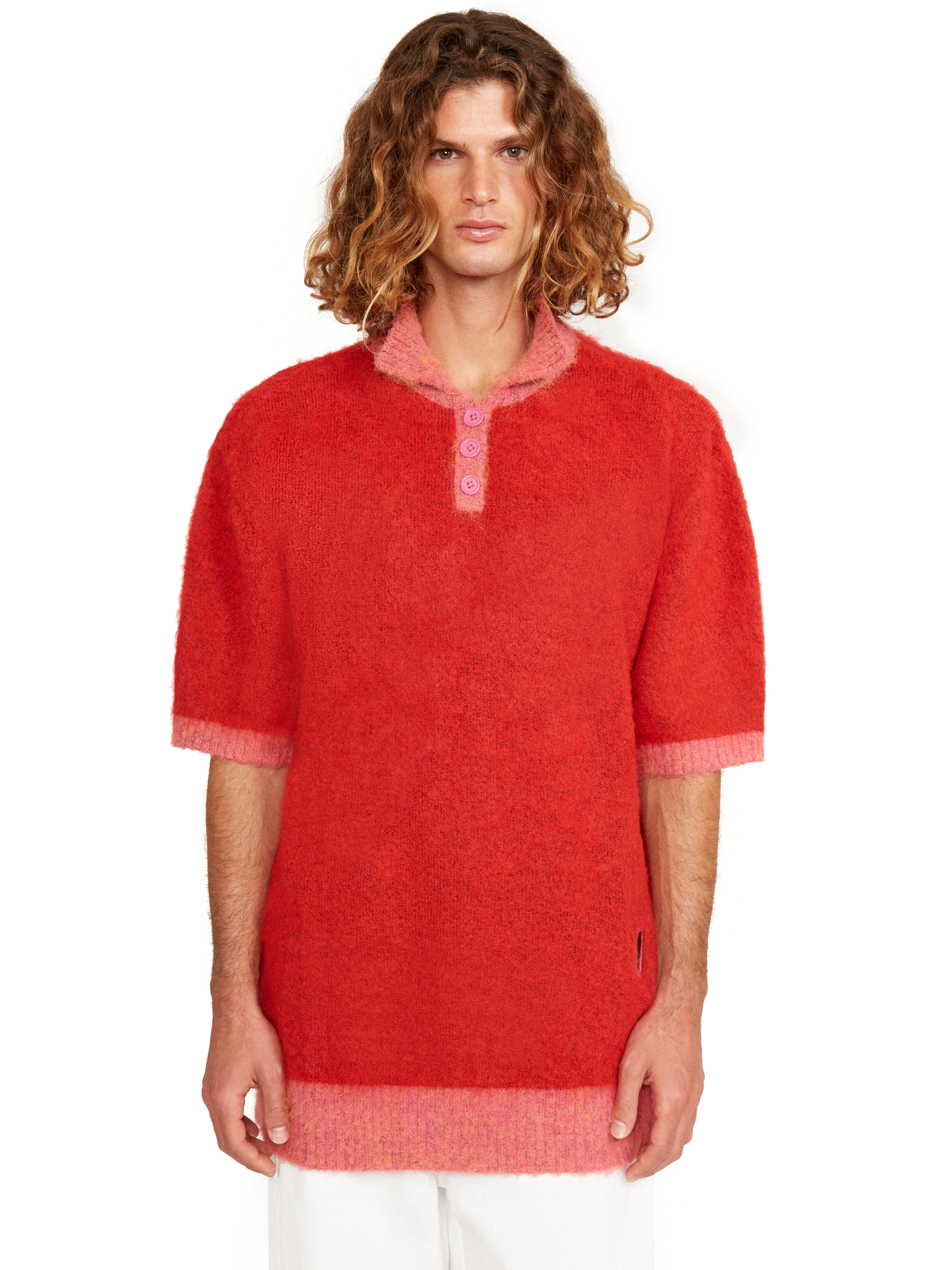 OVERSIZED POLO - VERMELHO