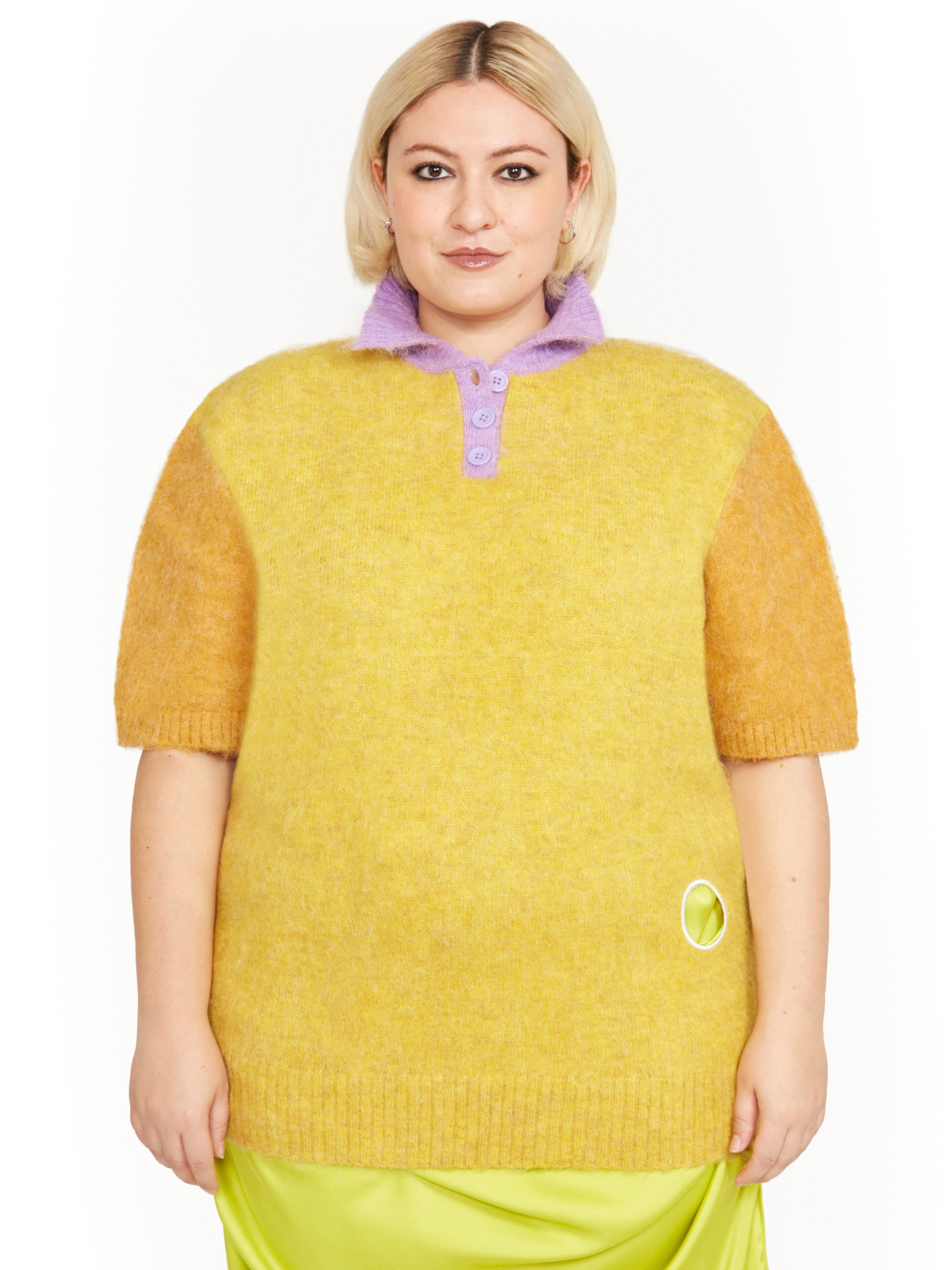 OVERSIZED POLO - AMARELO