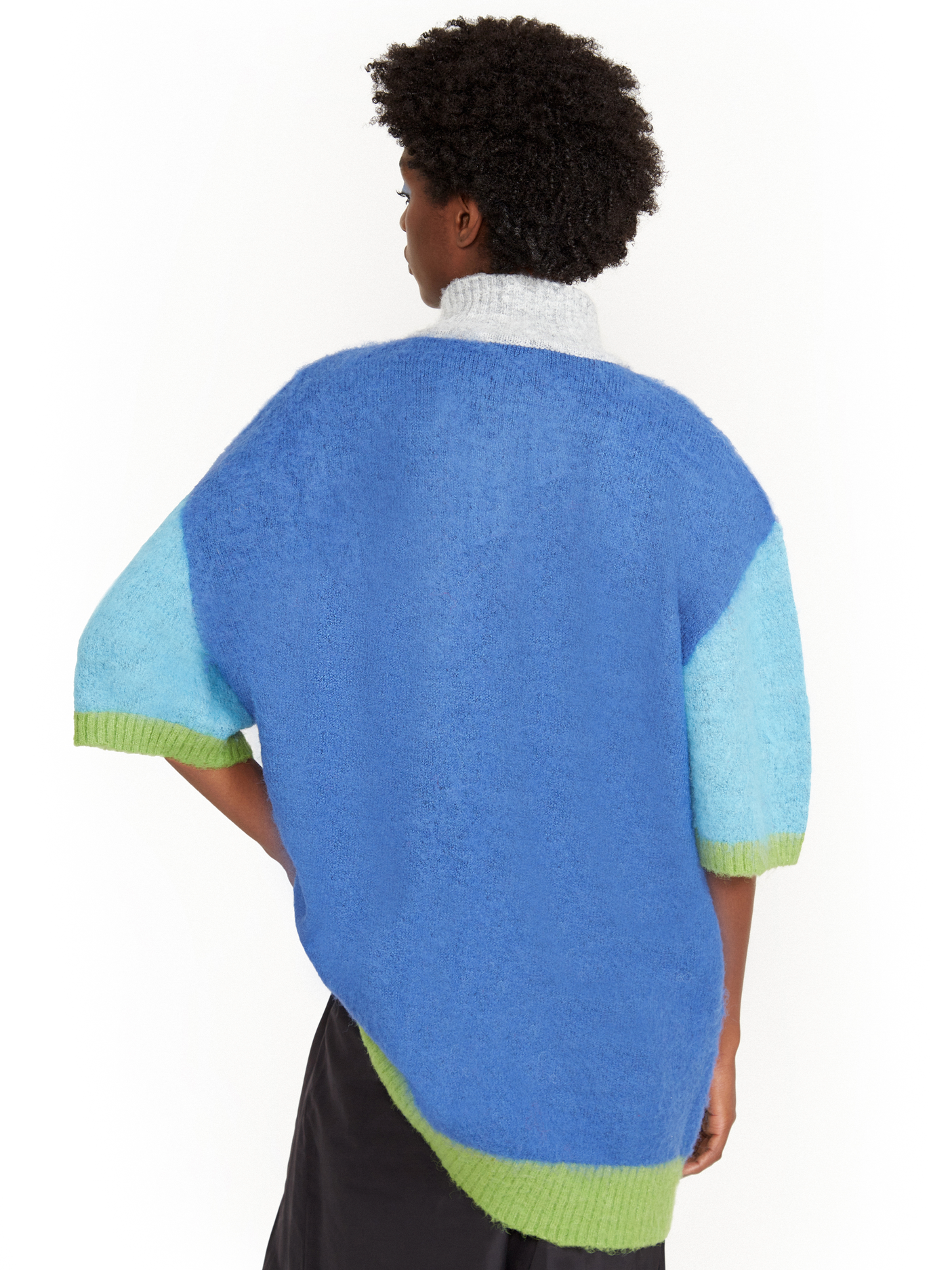 OVERSIZED POLO - AZUL