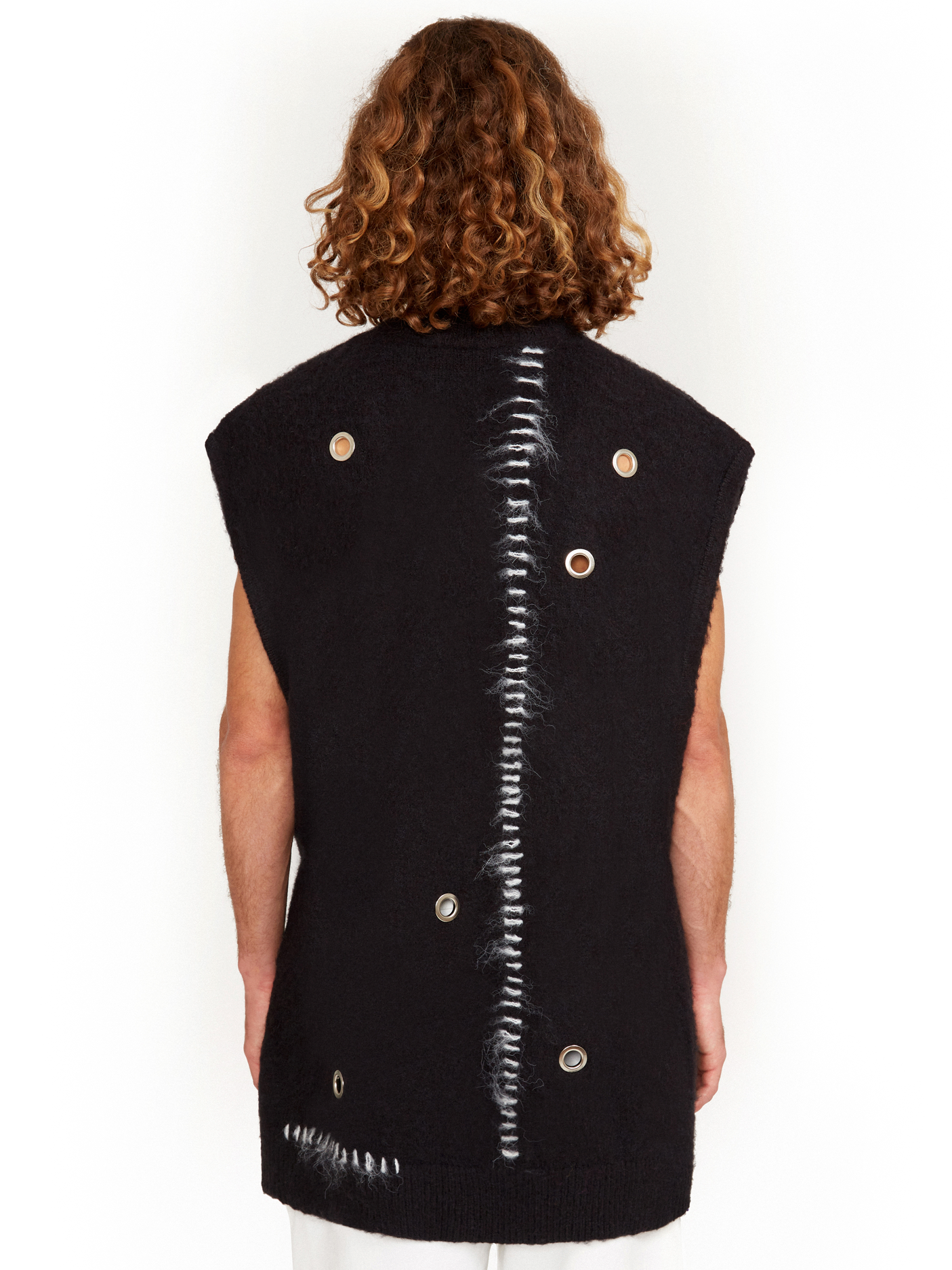 OVERSIZED VEST - PRETO