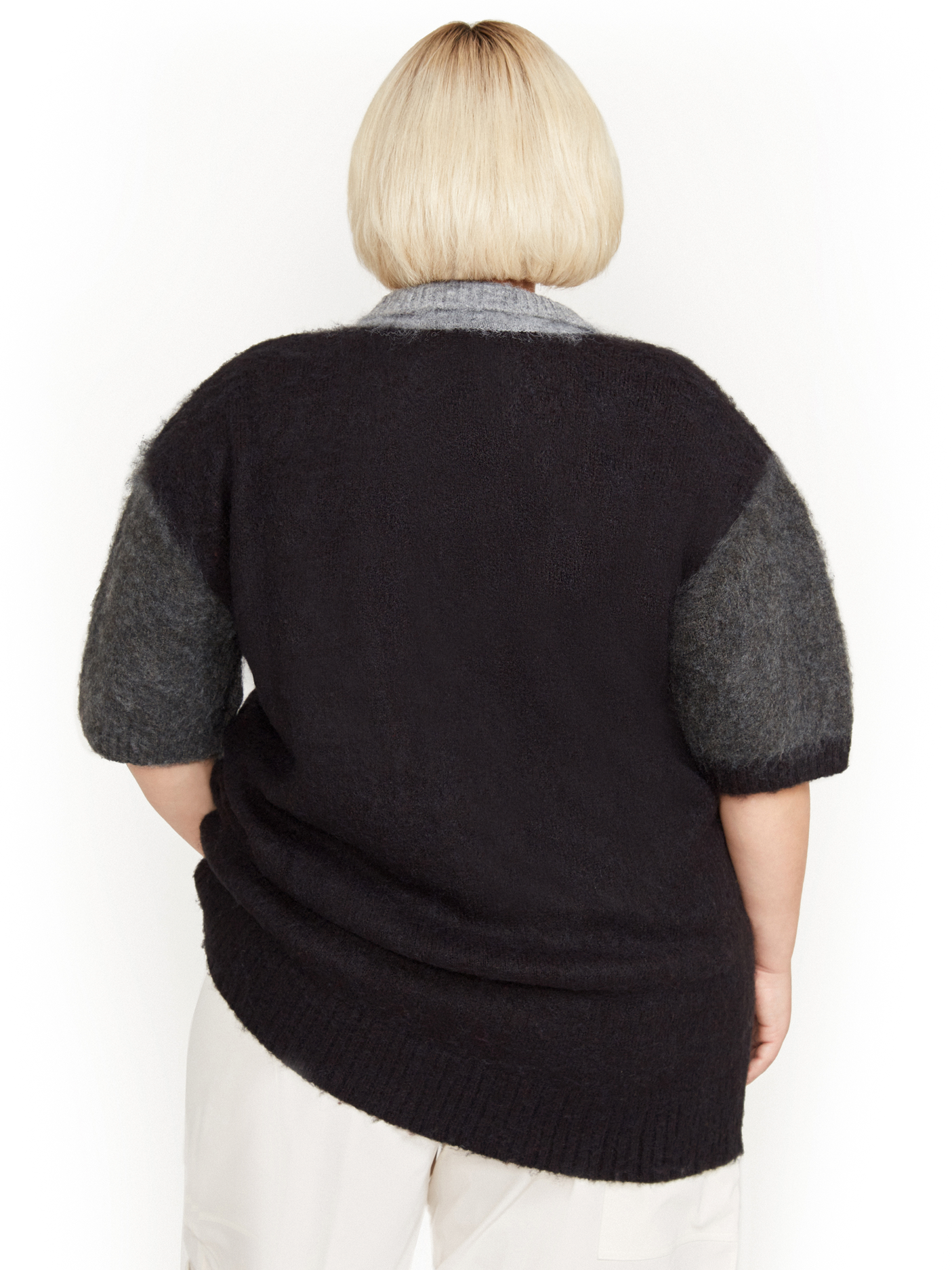 OVERSIZED POLO - PRETO