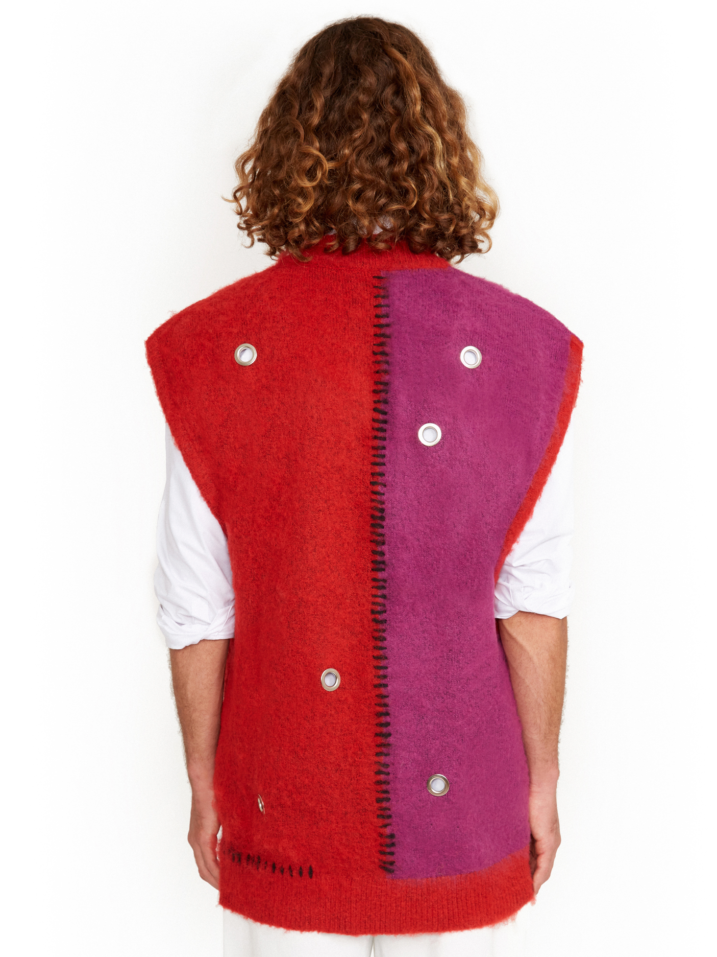 OVERSIZED VEST - VERMELHO