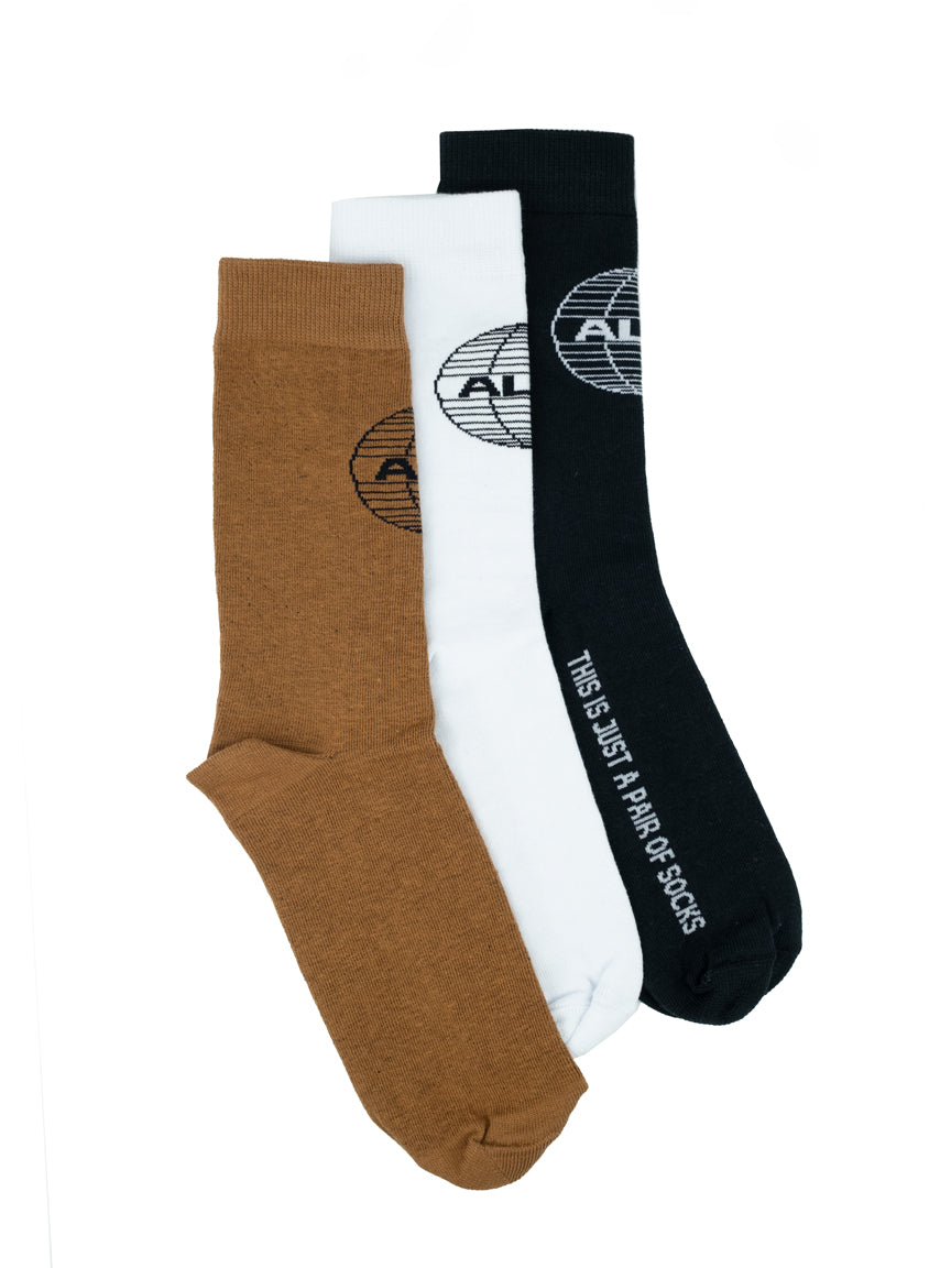 3 PACK ALPV SOCKS - BASIC