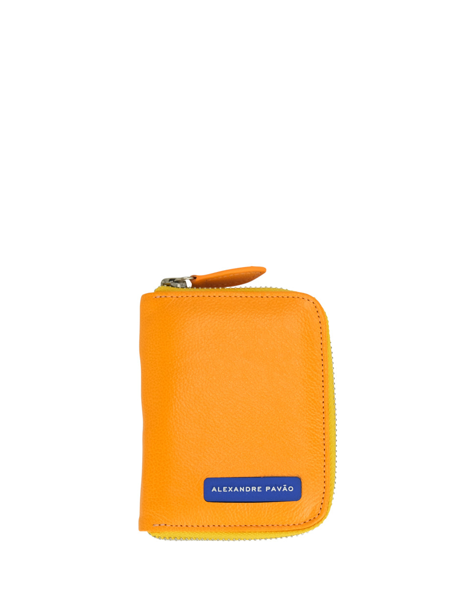 ALPV LEATHER WALLET - LARANJA