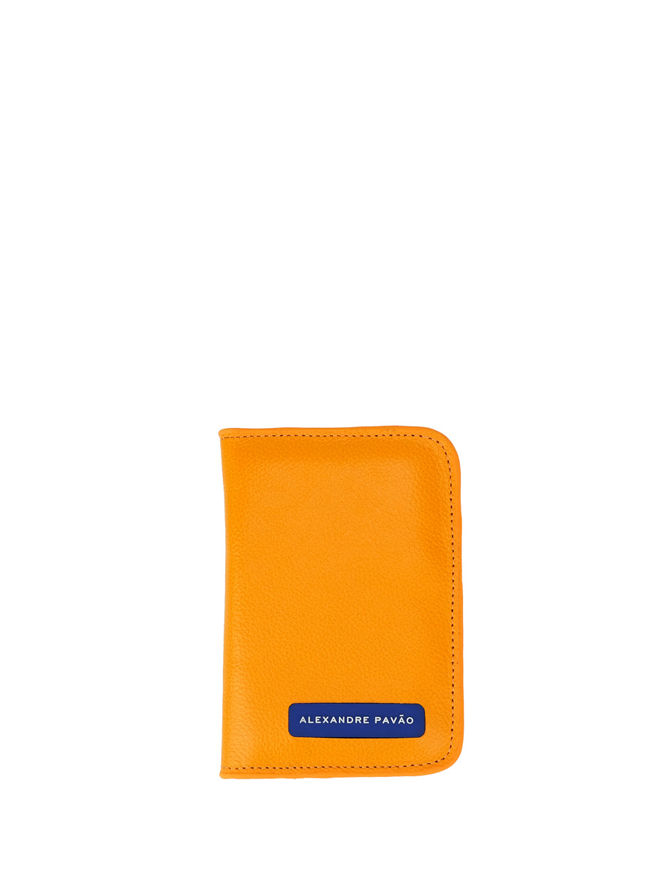 FLAP CARD HOLDER - LARANJA