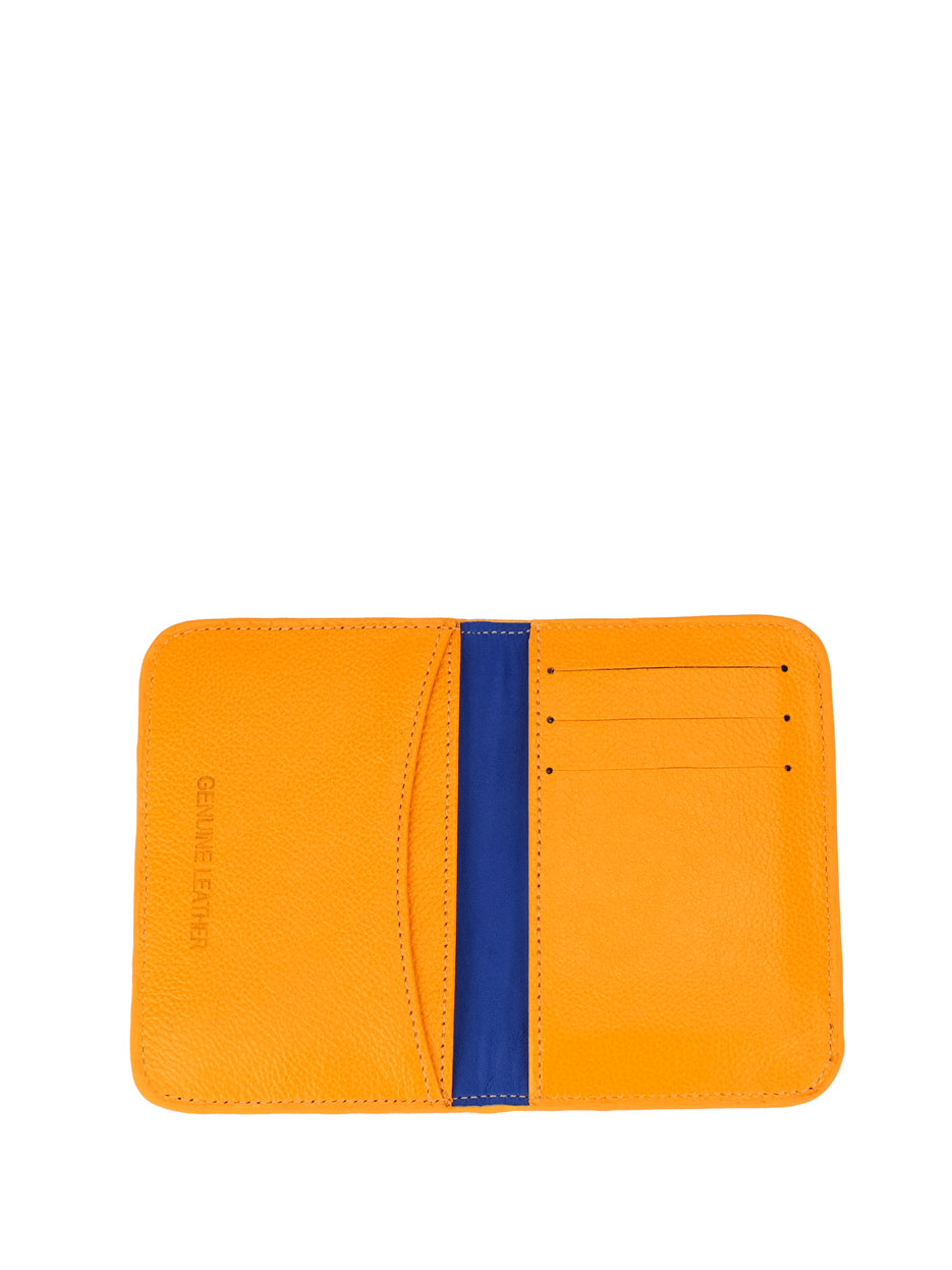 FLAP CARD HOLDER - LARANJA